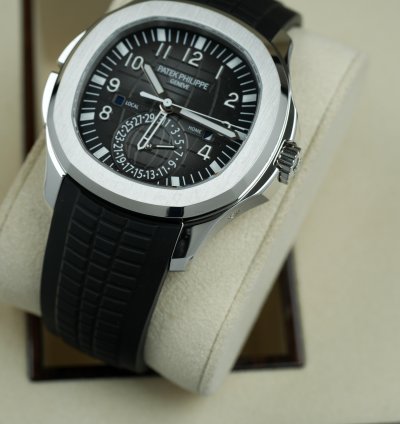 Patek Philippe Aquanaut Travel Time 5164a-001 Discontinued