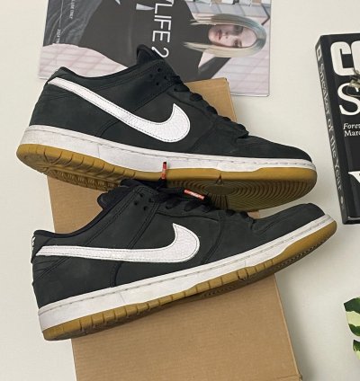 Nike Sb Dunk Low Orange Label Black White
