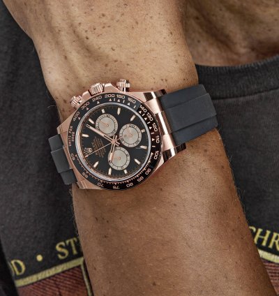 Rolex Daytona 126515ln Rose Gold Black Dial