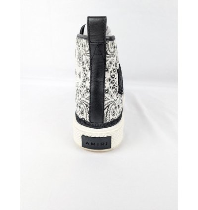 O1rshd1 Bandana Ma Court Hi Top Sneakers In White Black