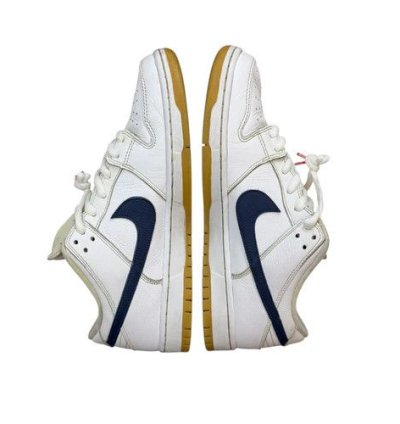 Nike Sb Dunk Low Orange Label White Navy