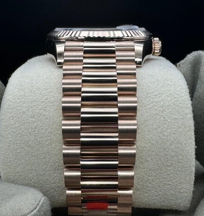 Rolex Day-date 36 Blue-green Diamond Baguette Dial Unworn