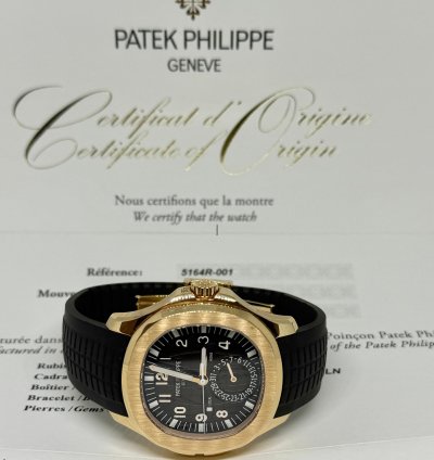 Patek Philippe Aquanaut Travel Time Aquanaut Rose Gold 18kt 5164r