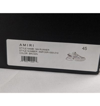 O1rshd1 Ma Runner Sneakers In Brown Off-white