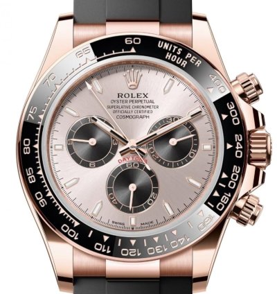 Rolex Daytona 126515ln Rose Gold Oysterflex Sundust Dial Unworn 2024