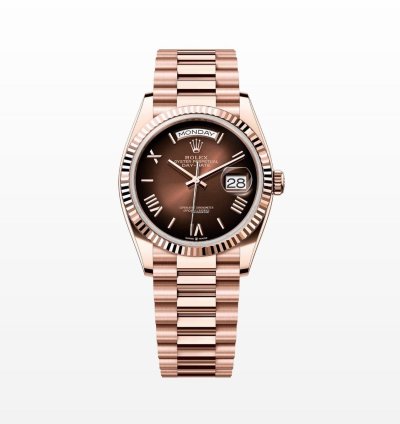 Rolex Day-date 36 Brown Ombre Roman Dial
