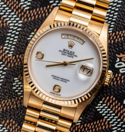 Rolex Day-date 36 Cacholong