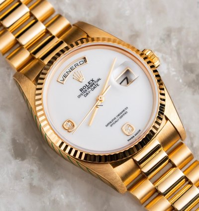 Rolex Day-date 36 Cacholong