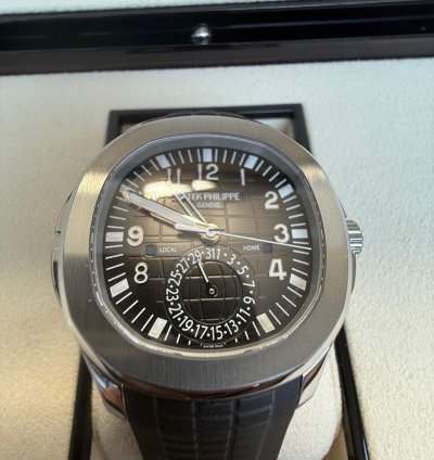 Patek Philippe Aquanaut Travel Time Box Papiere