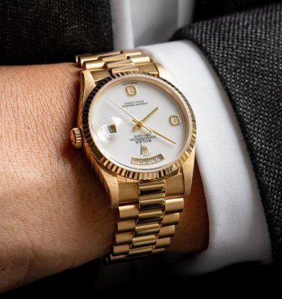 Rolex Day-date 36 Cacholong