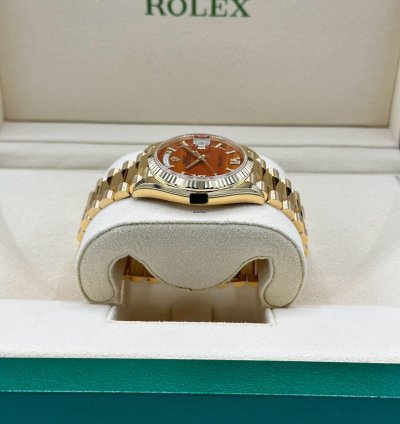 Rolex Day-date 36 Carnelian Dial Bnib 2024