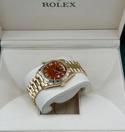 Rolex Day-date 36 Carnelian Dial Bnib 2024