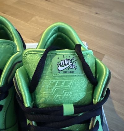 Nike Sb Dunk Low Powerpuff Girls Buttercup Mean Green Size13