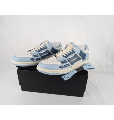 O1rshd1 Skeleton Top Low Sneakers In Baby Blue White