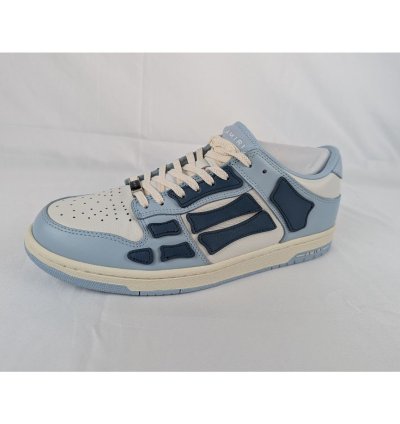 O1rshd1 Skeleton Top Low Sneakers In Baby Blue White