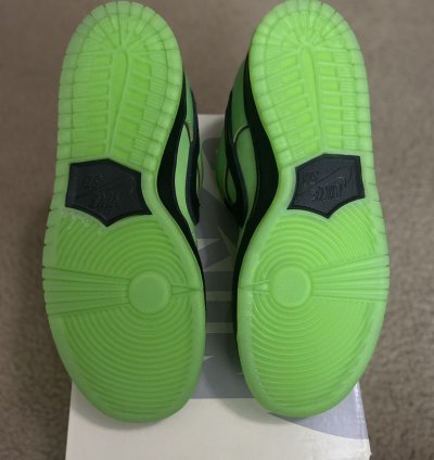 Nike Sb Dunk Low Powerpuff Girls Buttercup Size 6 5
