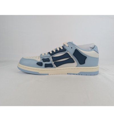 O1rshd1 Skelton Top Low Sneakers In Baby Blue White