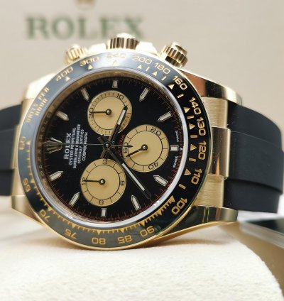 Rolex Daytona 126518ln - Gold Black Dial - 2024 Full Set - Genuine Rolex
