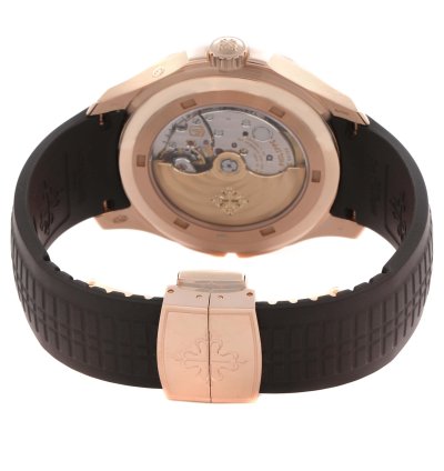 Patek Philippe Aquanaut Travel Time Rose Gold Mens Watch 5164r