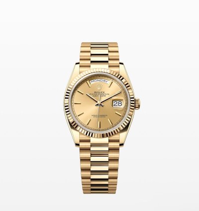 Rolex Day-date 36 Champagne Index Dial Unworn