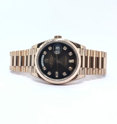 Rolex Day-date 36 Choc Diamond Dial Unworn