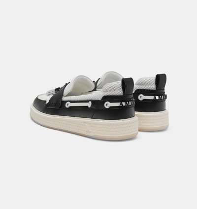 O1s1wg110325 Tassle Hybrid Loafers In White Black