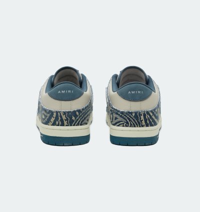 Oc11z0225 Bandana Skel Low-top Sneakers In White Blue