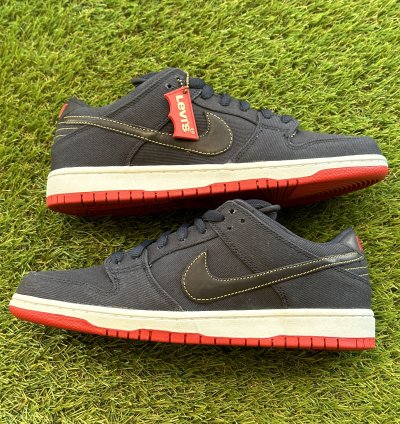 Nike Sb Dunk Low Premium Levi Navy Denim - 573901 447