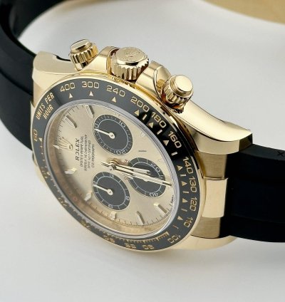 Rolex Daytona 126518ln Yellow Gold Champagne Black Dial 2024