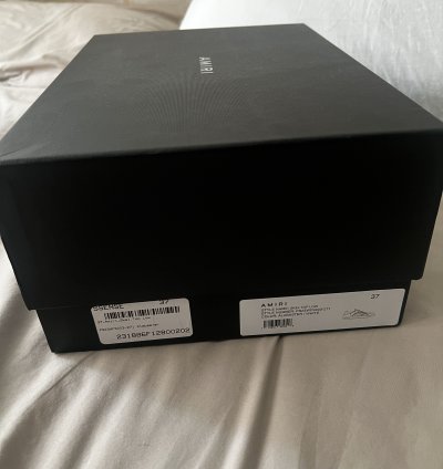 Off-white Amiri Skel Leather Low-top Sneakers