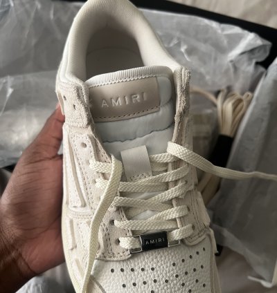 Off-white Amiri Skel Leather Low-top Sneakers