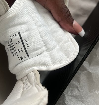 Off-white Amiri Skel Leather Low-top Sneakers