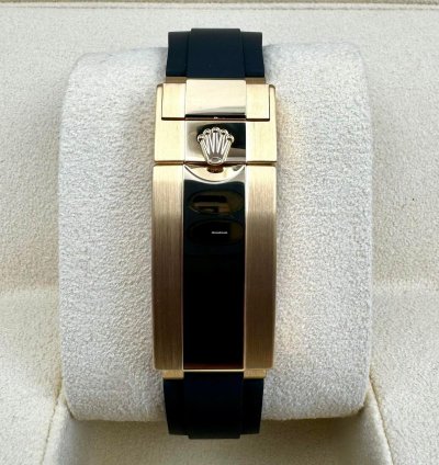 Rolex Daytona 126518ln Yellow Gold Oysterflex Black Diamond Dial Unworn 2024