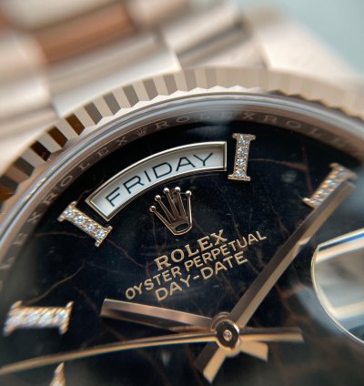 Rolex Day-date 36 Eisenkiesel Dial 36mm 128235-0041