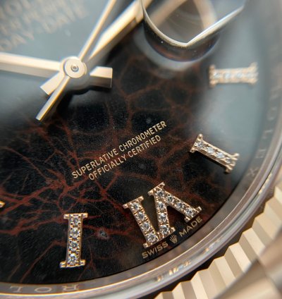 Rolex Day-date 36 Eisenkiesel Dial 36mm 128235-0041