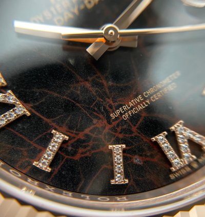 Rolex Day-date 36 Eisenkiesel Dial 36mm 128235-0041