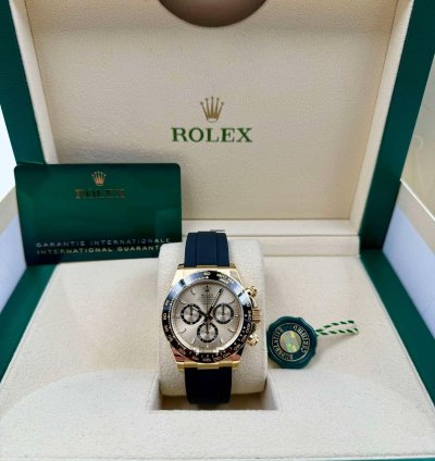 Rolex Daytona 126518ln Yellow Gold Oysterflex Champagne Dial Unworn 2024