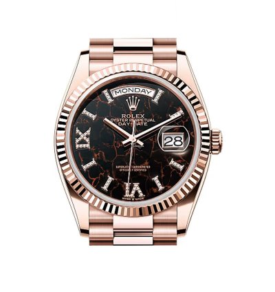 Rolex Day-date 36 Eisenkiesel Diamond Dial