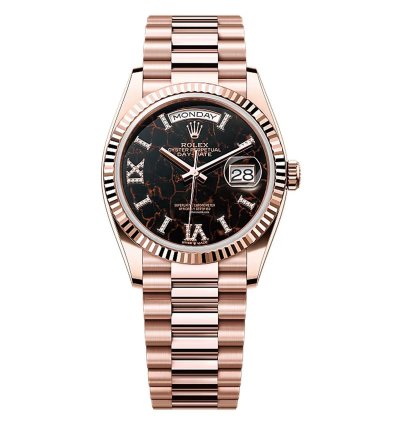 Rolex Day-date 36 Eisenkiesel Diamond Dial