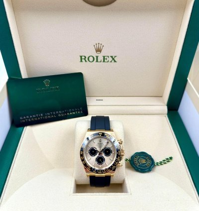 Rolex Daytona 126518ln Yellow Gold Oysterflex Champagne Yml Dial Unworn 2024