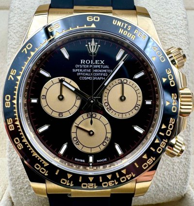 Rolex Daytona 126518ln Yellow Gold Oysterflex Paul Newman Dial Unworn 2024