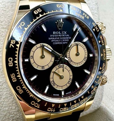 Rolex Daytona 126518ln Yellow Gold Oysterflex Paul Newman Dial Unworn 2024