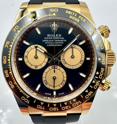 Rolex Daytona 126518ln Yellow Gold Oysterflex Paul Newman Dial Unworn 2024