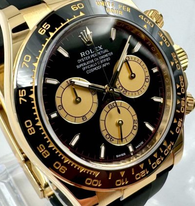 Rolex Daytona 126518ln Yellow Gold Oysterflex Paul Newman Dial Unworn 2024