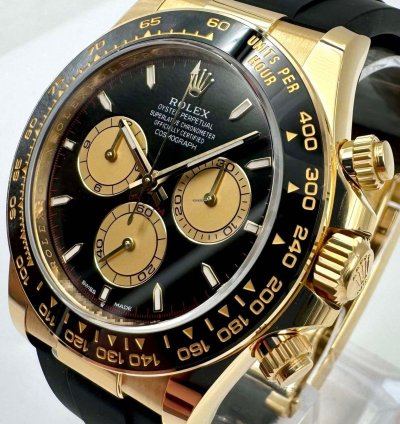 Rolex Daytona 126518ln Yellow Gold Oysterflex Paul Newman Dial Unworn 2024