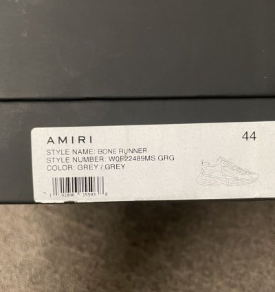 Rare Amiri Bone Runner Grey