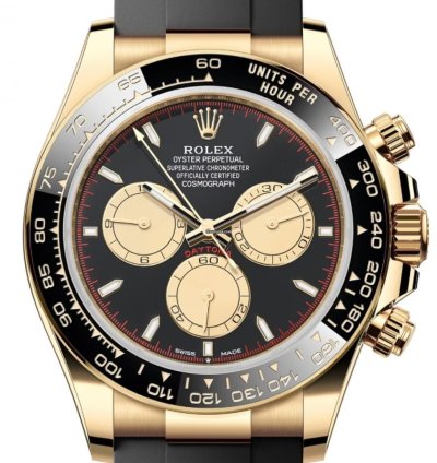 Rolex Daytona 126518ln Yellow Gold Oysterflex Paul Newman Dial Unworn 2024