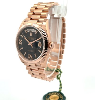 Rolex Day-date 36 Eisenkiesel Diamond Roman