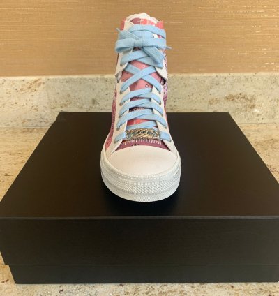 Reconstructed Bandana High Top