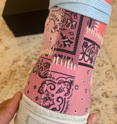 Reconstructed Bandana High Top
